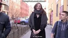 Play The German woman conquered in public and fucked hard by her boyfriend