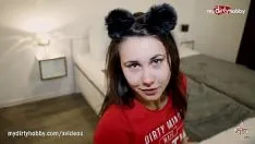Play Brunette Getting Real Blowjob From An Amateur