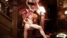 Oynat Evin merdivenlerinde bu seksi sarışın siyahi bir adam tarafından sikiliyor.
