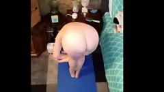 Play Wake Up to Big Tits and Round Ass in Naked Yoga Session
