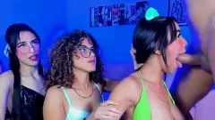 تشغيل يتعلم اللاتينا الهواة تقنيات اللسان العميق مع ديكي الكبير